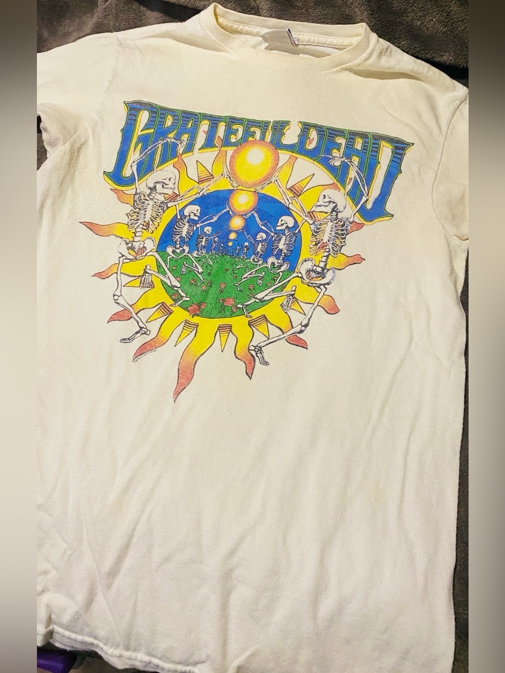 GRATEFUL DEAD junk food t-shirt vintage style cotton XS